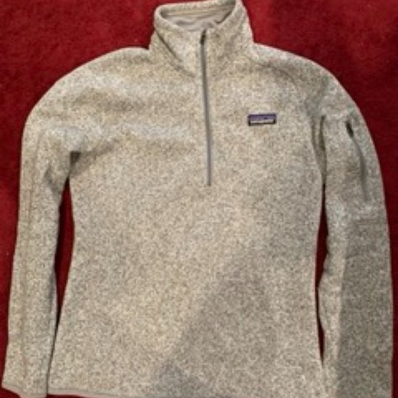 Patagonia Better 1/4 Zip Sweater Sz M Grey - Picture 4 of 5